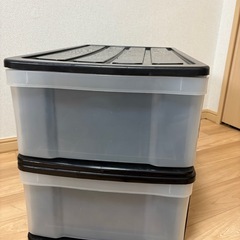 衣装ケース2個の画像