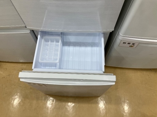 【半年間動作保証付き】SHARP 2ドア冷蔵庫　SJ-D14D-W 2018年製 137L 46L