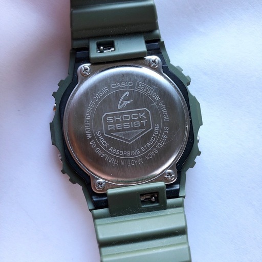 未使用 定価27000円 カシオG-SHOCK  カーキ×ブラック 付属全てあり