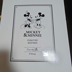 ミッキー＆ミニー（ダストボックス）の画像