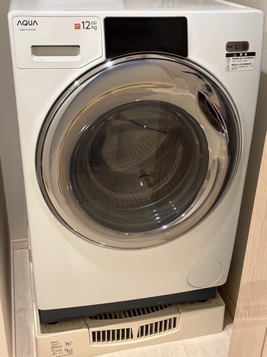 【美品】　AQUAドラム式洗濯乾燥機