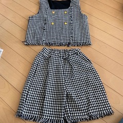 新品未使用‼️韓国服　セットアップ　フォーマル　120 130の画像