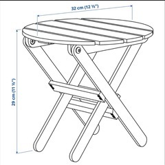 IKEA  竹製机 4つの画像