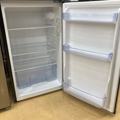 【1年間動作保証付き】YAMAZEN 2ドア冷蔵庫　PJKFR-D130 2024年製　128L の画像