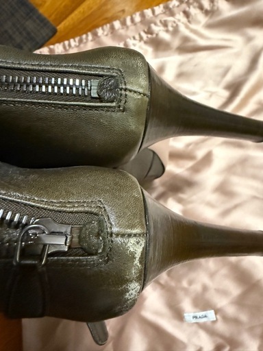 ♡PRADA 長靴 オリーブグリーン 37 ♡PRADA 長靴 オリーブグリーン 37