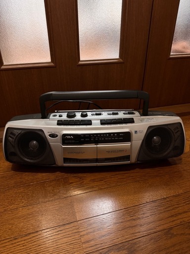 AIWA アイワ CS-W535 ステレオ ダブルラジカセ Qサウンド (スタバ