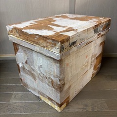 茶箱　木箱　収納箱　昭和レトロ　　ヴィンテージ　アンティークの画像