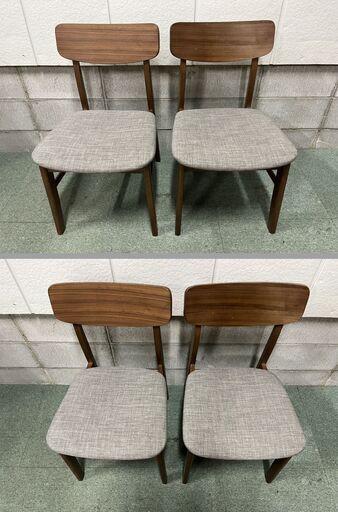 NITORI ニトリ 2人用 ダイニングテーブル 椅子2脚セット 正方形 チェア 幅70cm×奥行70cm×高さ70cm