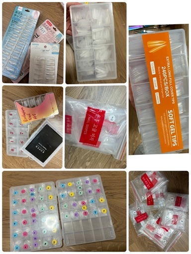 大量ネイル用品
