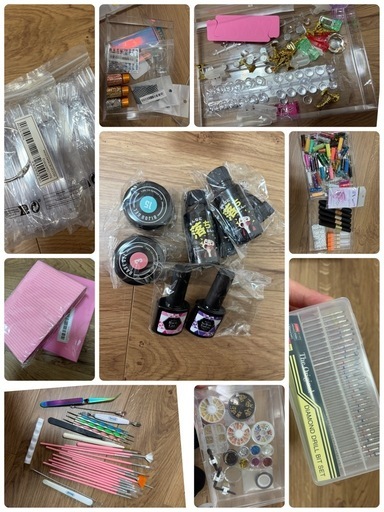 大量ネイル用品
