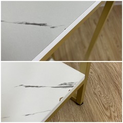 フラワースタンド プランタースタンド / ゴールド 大理石風の画像