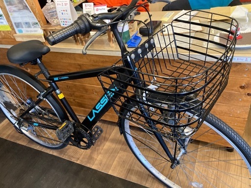 【前後タイヤ・チューブ新品！】6段変速　27インチ自転車　マットブラック