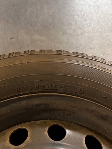 195/65/r15 冬用タイヤ　バリ山