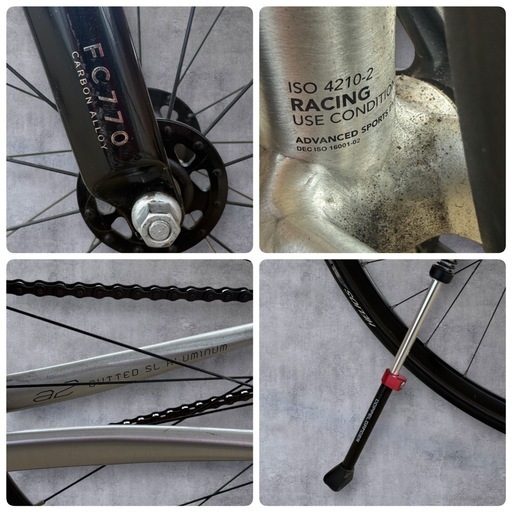 良品】FUJI TRACKARCV FC770カーボン フジ ピストバイク (FBF) 東郷の