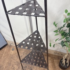 I501 🌈 アンティーク調アイアンディスプレイスタンド ⭐ クリーニング済の画像