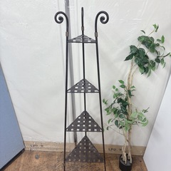 I501 🌈 アンティーク調アイアンディスプレイスタンド ⭐ クリーニング済の画像