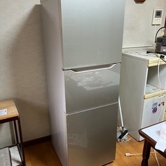 【動作確認済】TWINBIRD 型式 KHR-EJ19型 ノンフロン 3ドア冷凍冷蔵庫　2019年式の画像