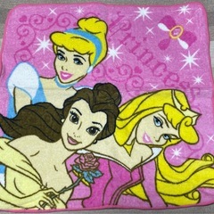 【タグなし未使用】入園などに！！ループつきタオル　プリンセス　O No.6の画像