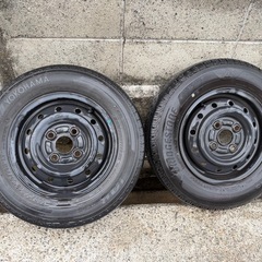 軽トラ 軽バン 車検対応タイヤホイール 145R12の画像