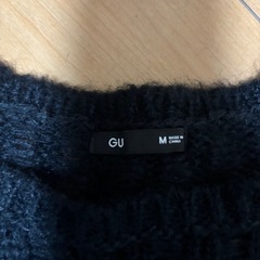 gu　ライトヘアリーボクシーセーターの画像