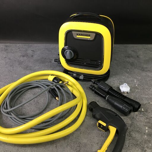 1/31終 ケルヒャー/KARCHER 高圧洗浄機 Kmini 2020年製 通電確認のみ ガン/ホース付 庭作業 洗車 26a菊NS