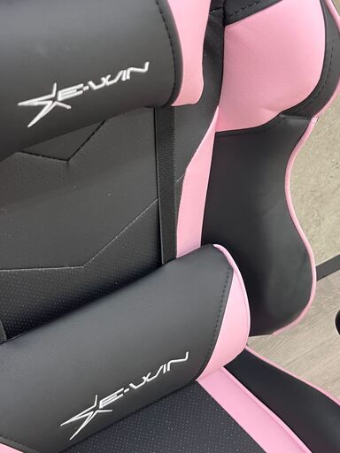 【正規販売店】E-WINゲーミングチェア デスクチェア 　CP-BK5B　椅子 ピンク 女性向け 子供 前傾機能 リクライニング 　ア