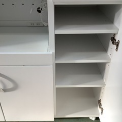 【リサイクルサービス八光】幅89㎝　moca company　キッチンカウンターの画像