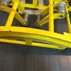 瓦上げ機梯子　曲がり梯子の画像