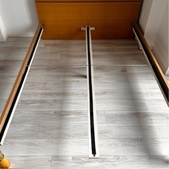 2／1配送ニトリ　Nスリーププレミアムマットレス　すのこダブルサイズベッドフレームセットの画像