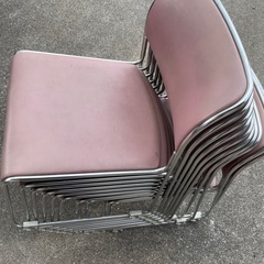 スタッキングチェア　10脚　格安の画像