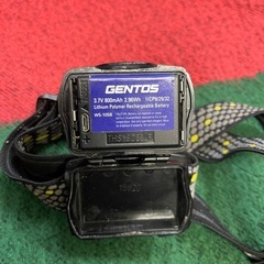 GENTOS(ジェントス) LED ヘッドライト WS-100H 【明るさ550ルーメン/実用点灯2時間】 BLACKの画像
