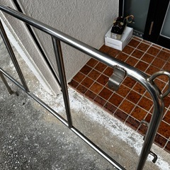 ハイゼットジャンボ（S201P）用ステンレス製特注鳥居（トリイ）アオリガードの画像