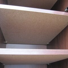 扉付き木製シューズボックス　300ｘ350ｘ910の画像