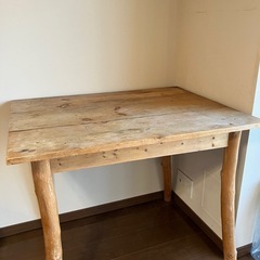 アンティーク　桜の木の机の画像