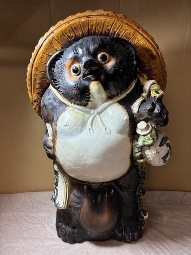 ☆信楽焼☆狸 タヌキ 信楽狸 陶器 オブジェ インテリア 八相縁起