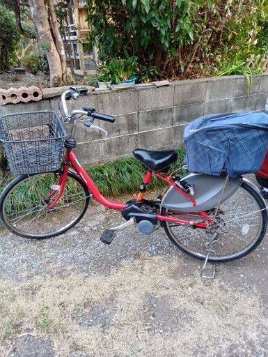 Panasonic（パナソニック）電動アシスト自転車24インチ（後部カゴ付き