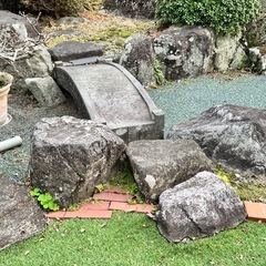 庭石、植木など掘り上げて持って行かれる方の画像