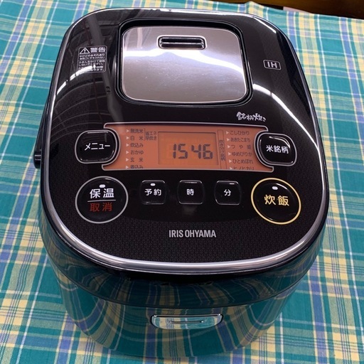美原店 IRISOHYAMA アイリスオーヤマ IHジャー炊飯器 MRC-IG50-B 2023年製 5.5合炊き　ブラック
