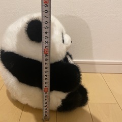 【タグ付き】中国土産　リアルパンダぬいぐるみの画像
