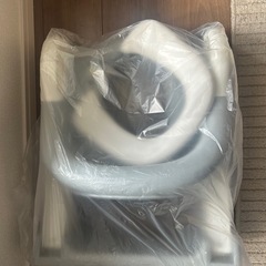 折りたたみ 補助便座 トイレ 踏み台 グレー トイトレ用の画像