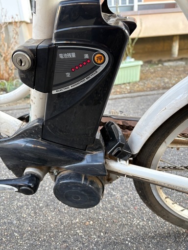 電動自転車。