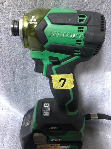 ハイコーキ36vインパクトドライバWH36DC、中古美品、本体のみ