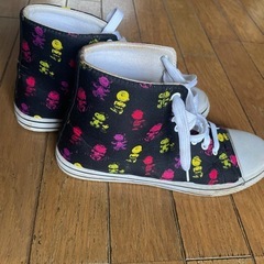 スヌーピーハイカットスニーカーの画像