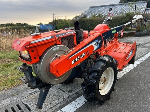 クボタ耕運機ディーゼル 8.5馬力 KRA85 耕耘機 管理機 畝立て 作業幅