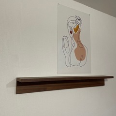 【取引中】無印　壁に付けられる家具棚　2個セットの画像