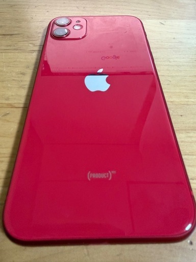 iPhone11 64GB RED SIMフリー バッテリー100% (平河のぼる) 動橋の