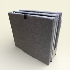 折りたたみコンパクトシングルベッドの画像