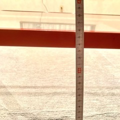 昭和レトロガラステーブルの画像