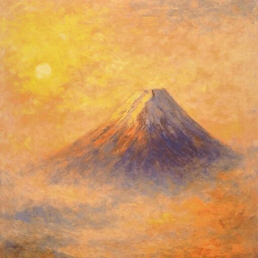 AIアート 風のきをく The Wind’s InnerEcho　GANDEAUX（がんどうあつし）A3額装品