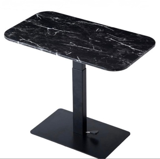 昇降テーブル【大理石調テーブル】 (忠犬はちこ) 飛田給のテーブル